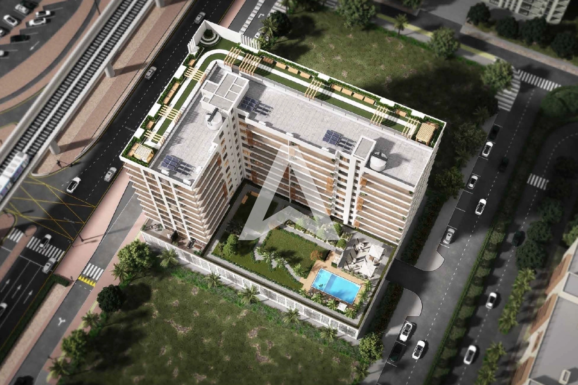 Displayed image from the thumbnail slider