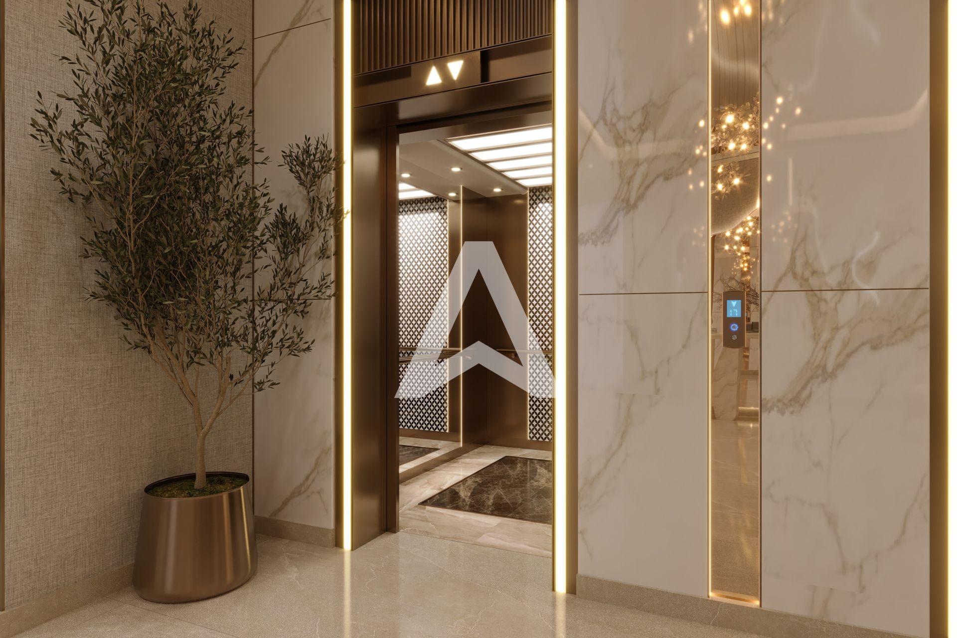 Displayed image from the thumbnail slider