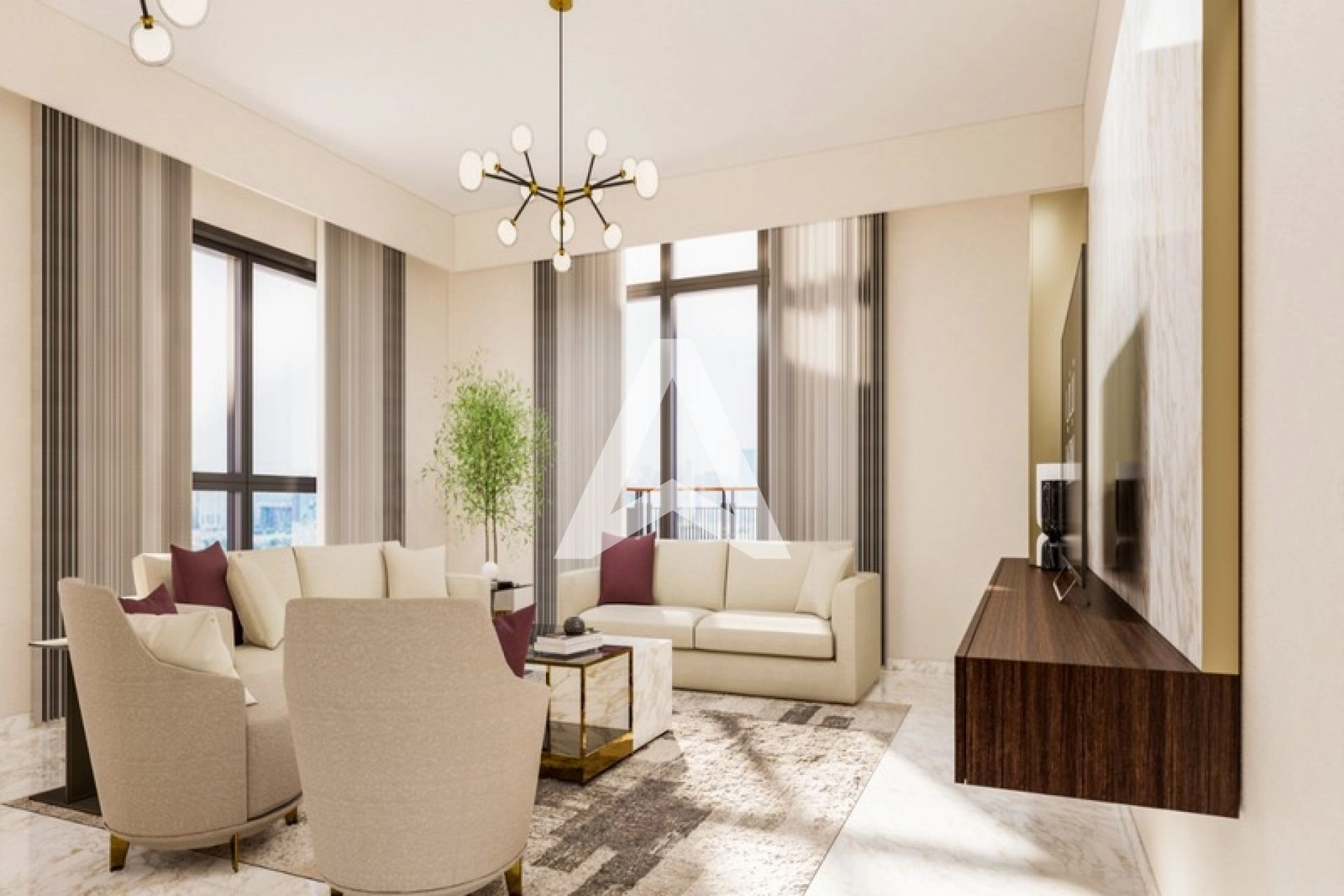 Displayed image from the thumbnail slider