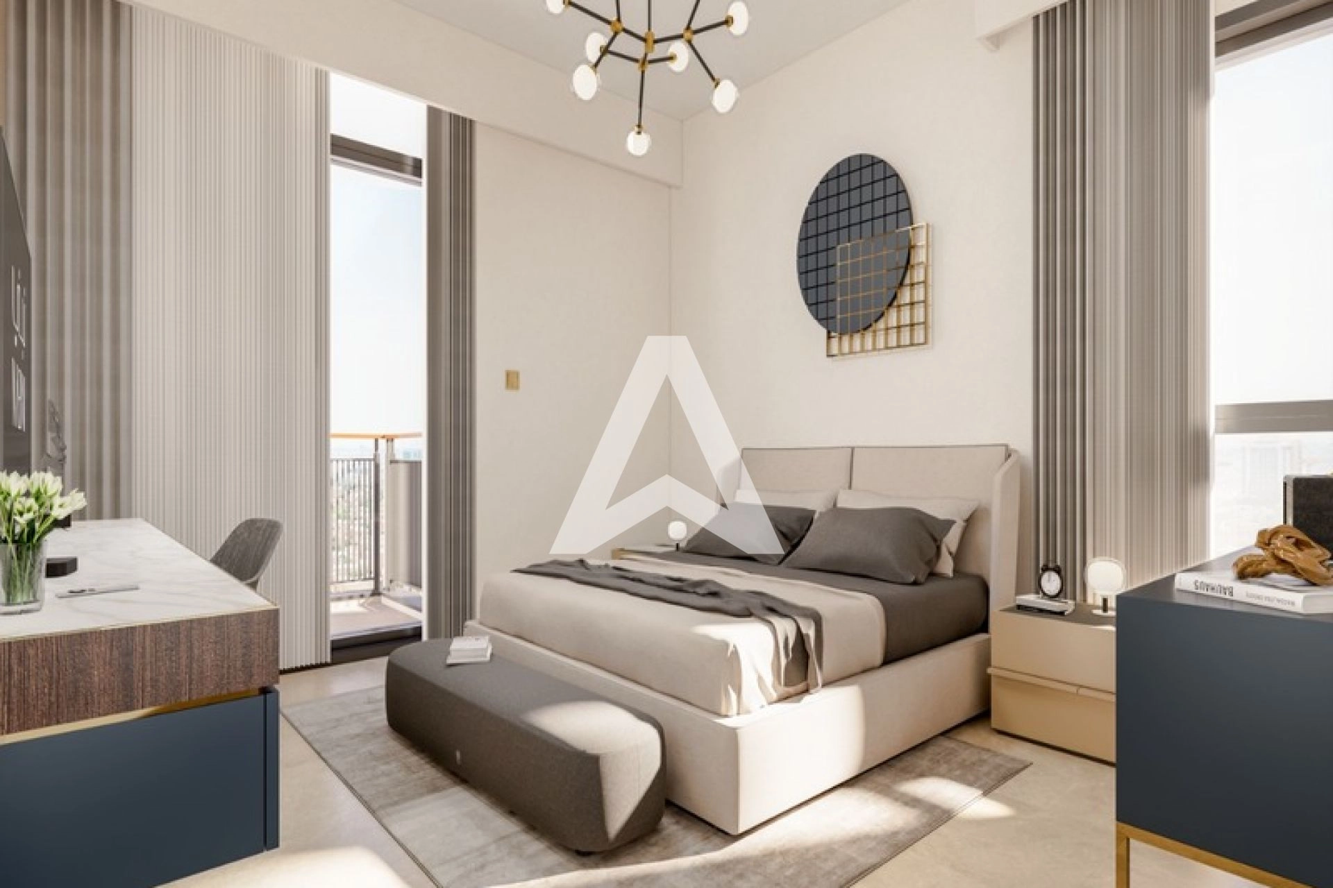 Displayed image from the thumbnail slider