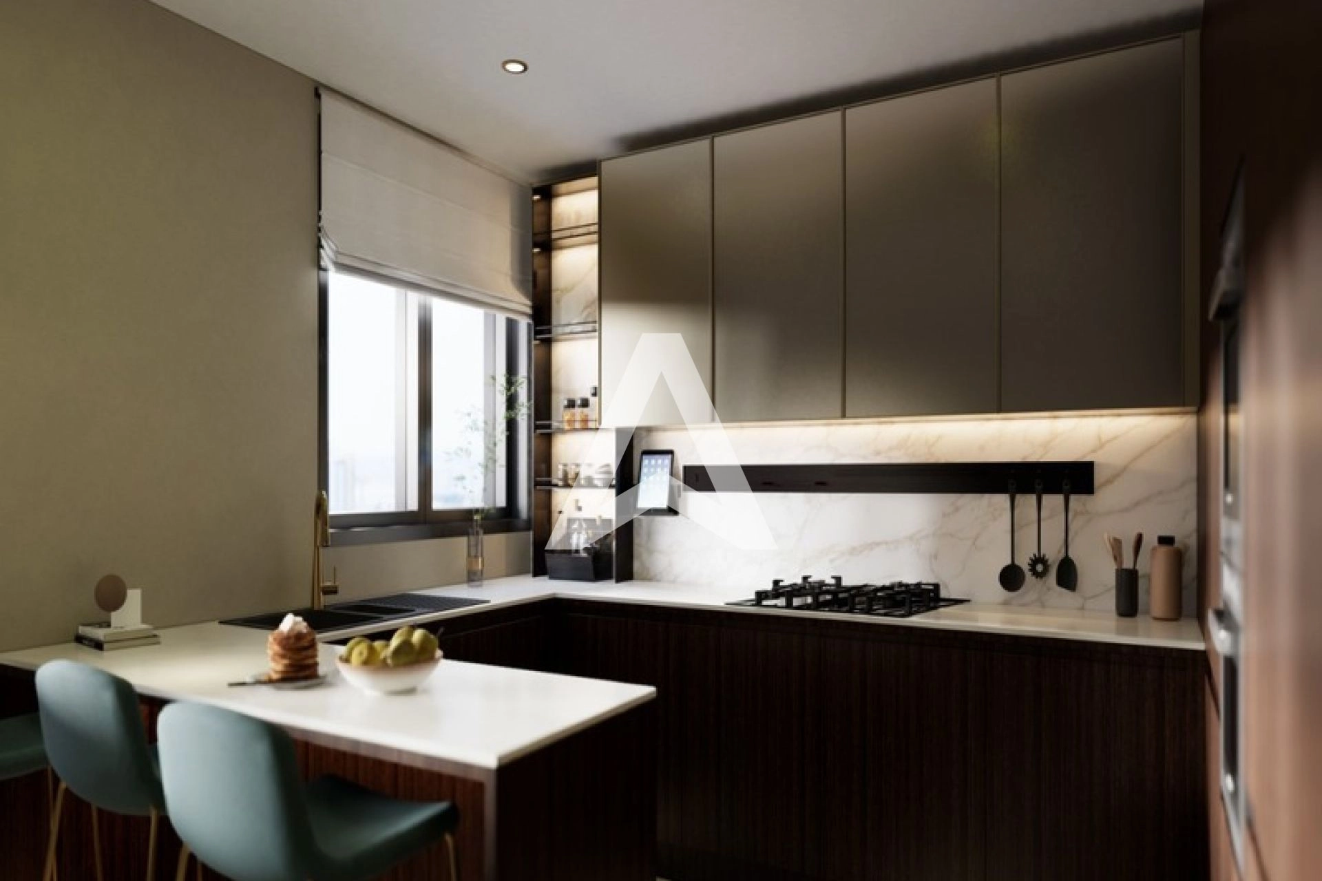 Displayed image from the thumbnail slider