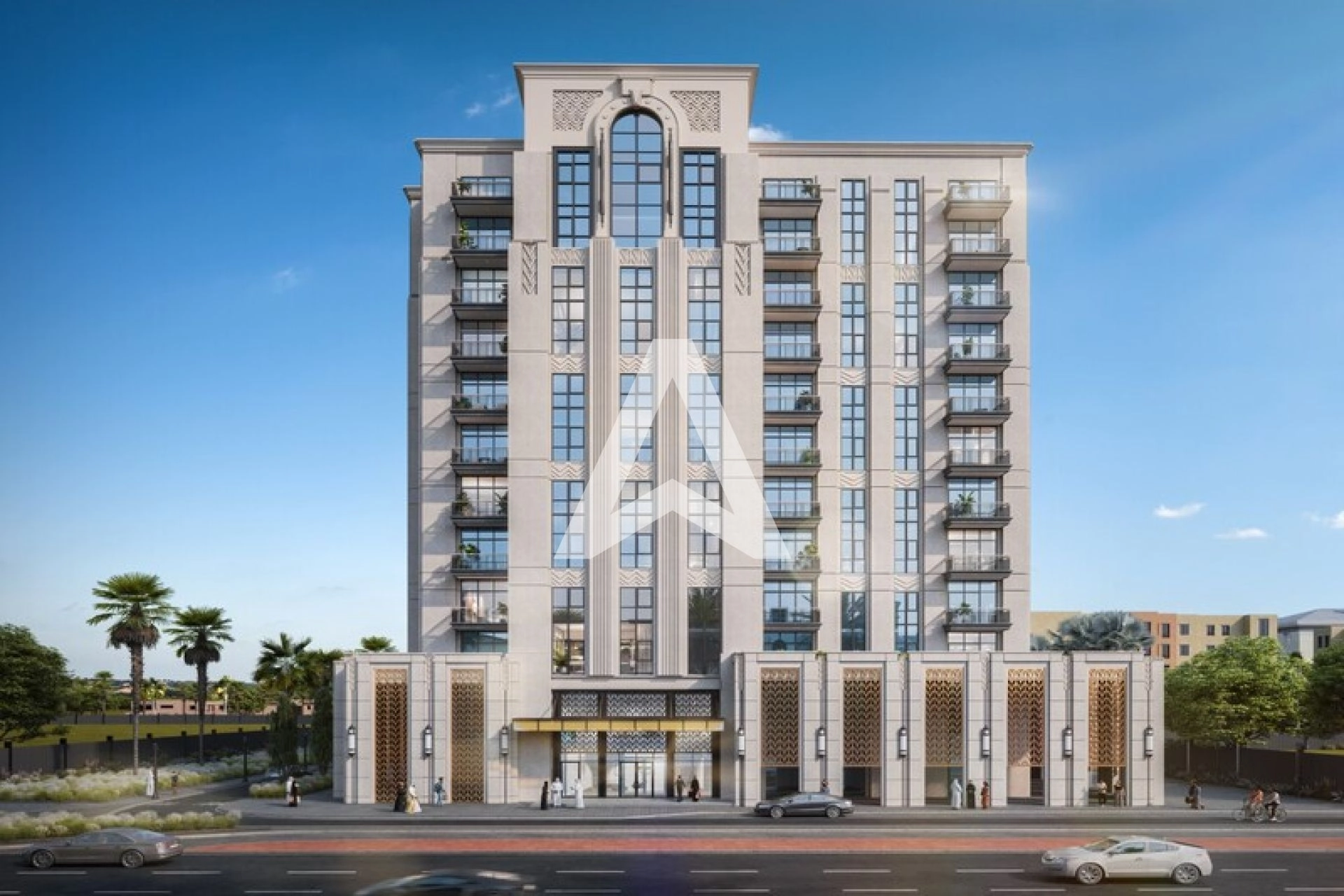 Displayed image from the thumbnail slider