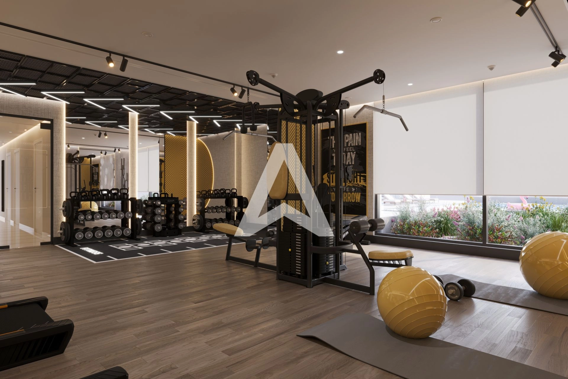 Displayed image from the thumbnail slider