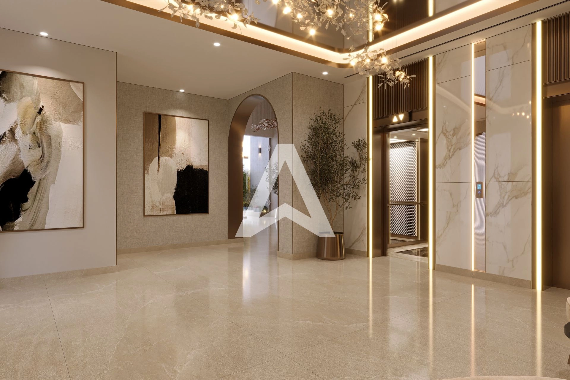 Displayed image from the thumbnail slider