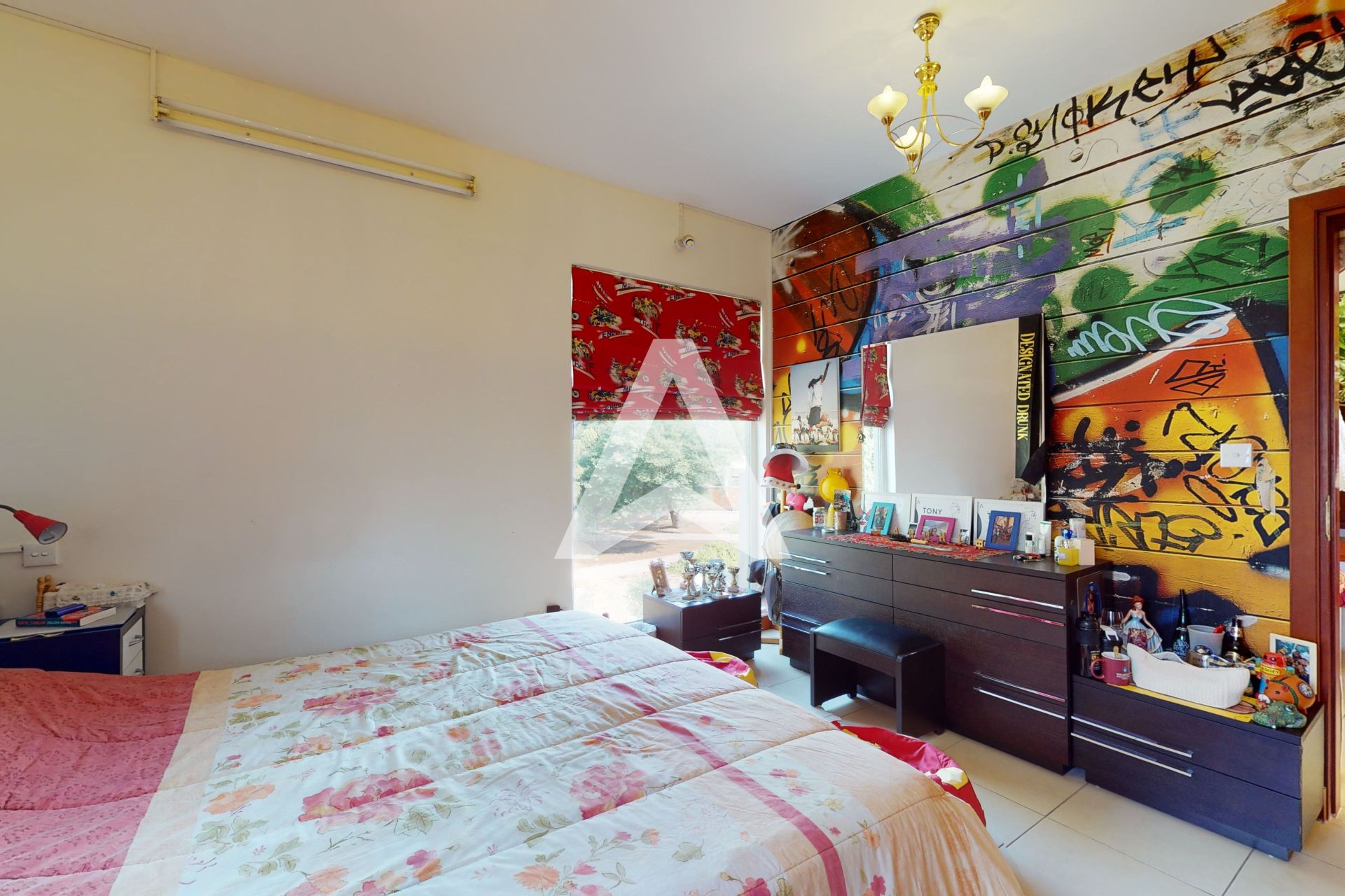 Displayed image from the thumbnail slider