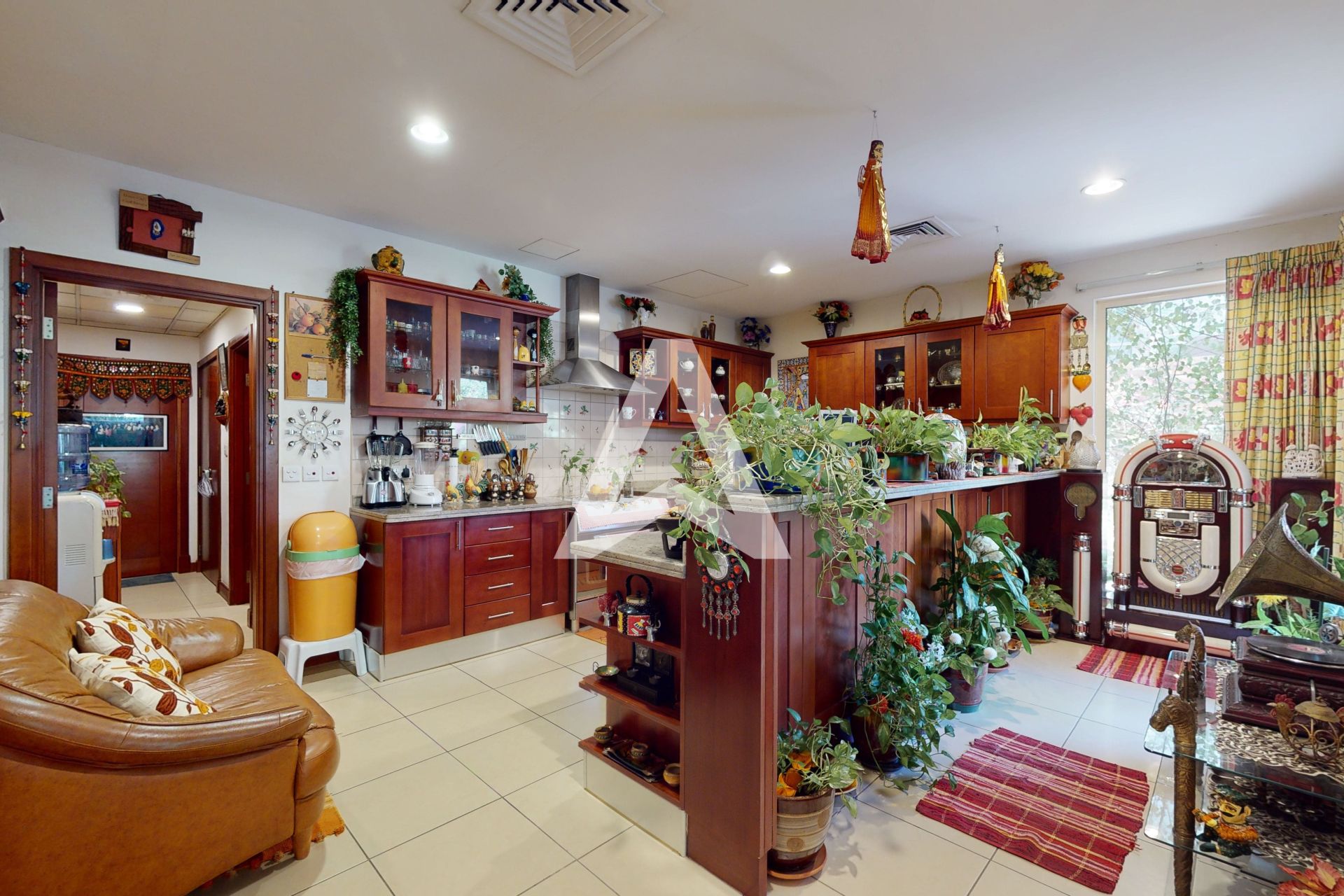 Displayed image from the thumbnail slider