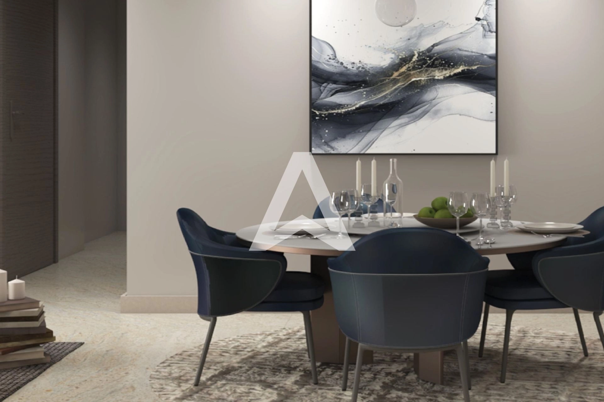 Displayed image from the thumbnail slider