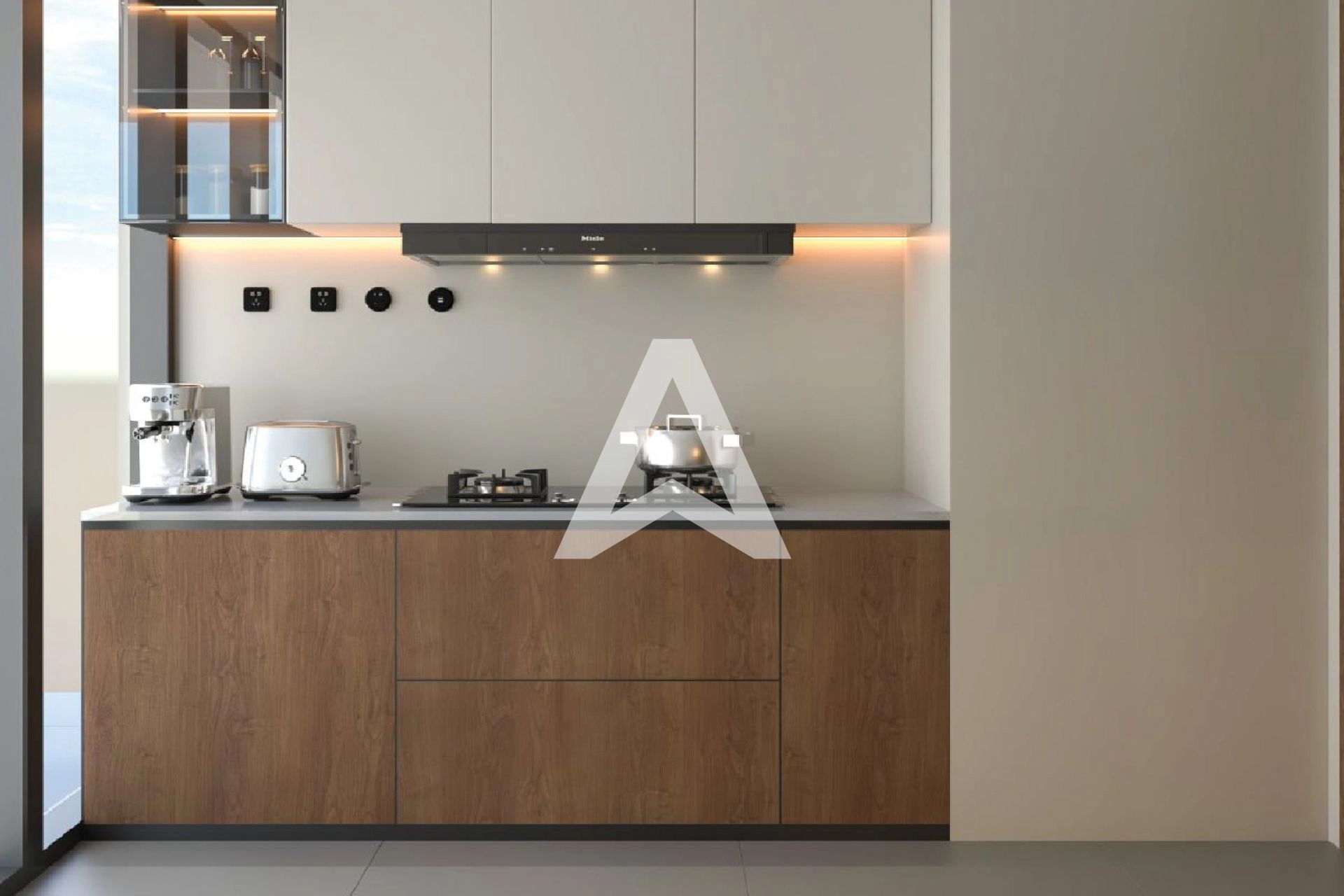 Displayed image from the thumbnail slider