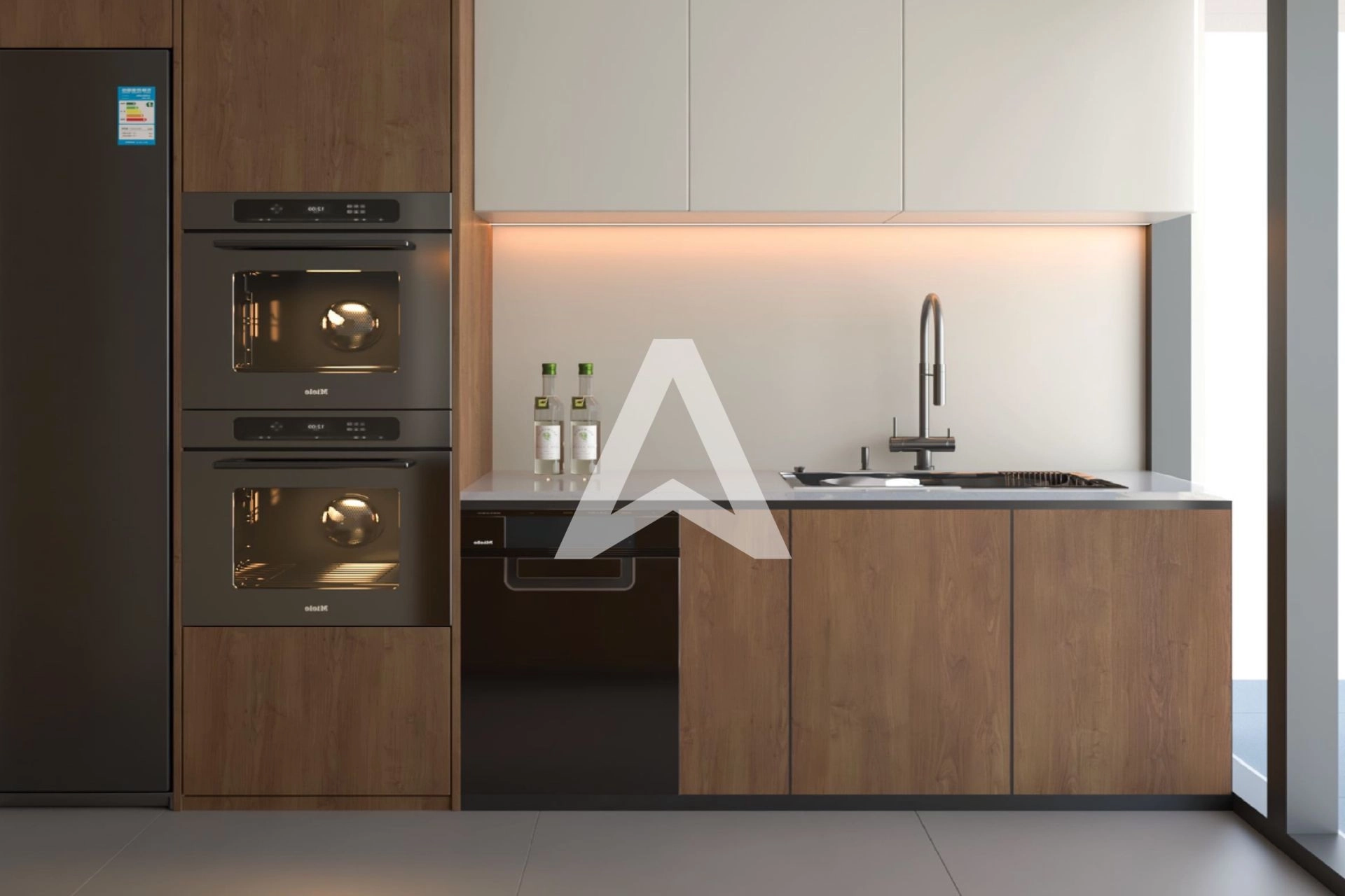 Displayed image from the thumbnail slider