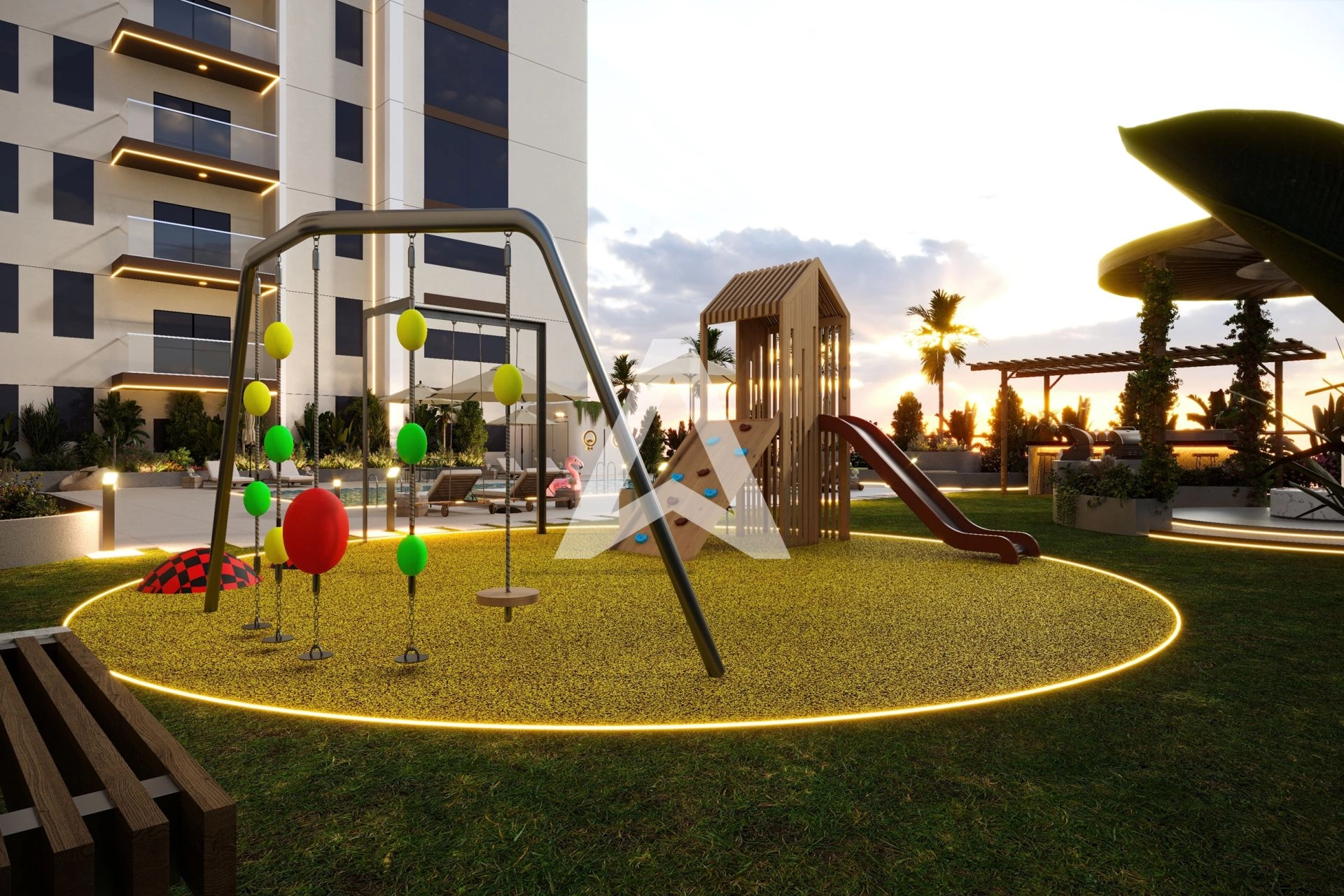 Displayed image from the thumbnail slider