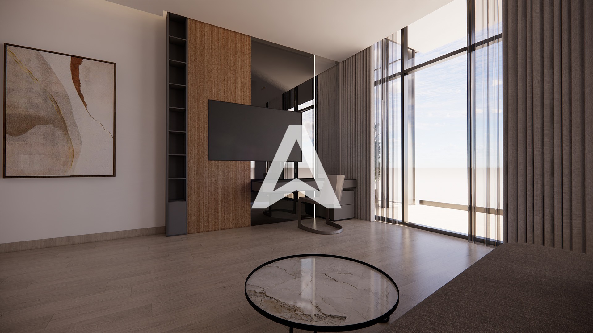 Displayed image from the thumbnail slider