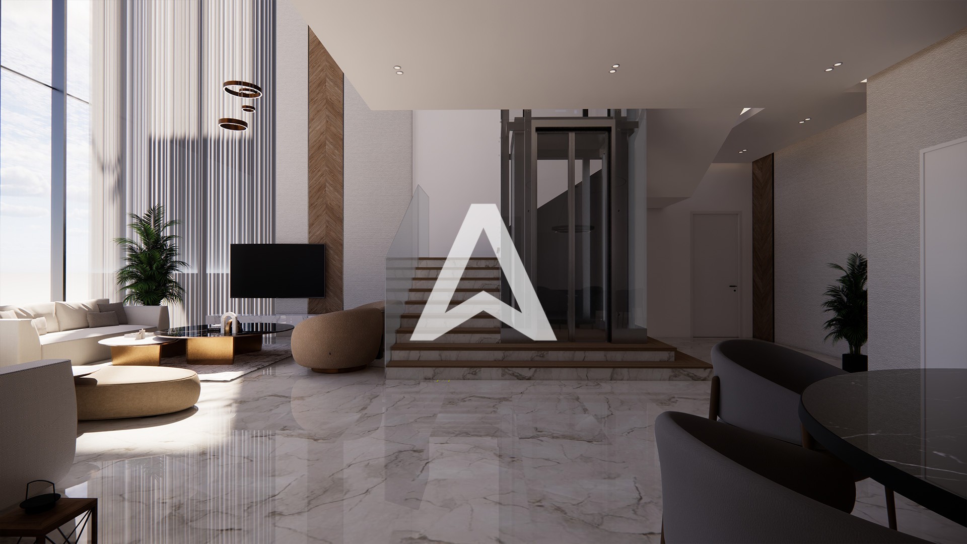 Displayed image from the thumbnail slider