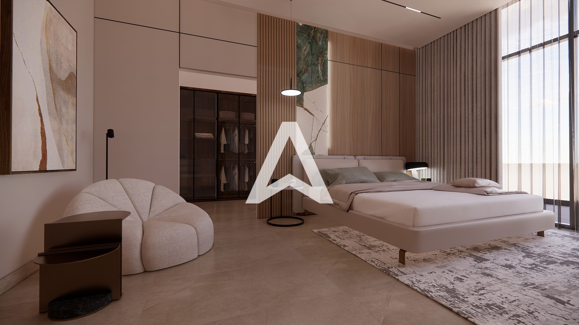 Displayed image from the thumbnail slider