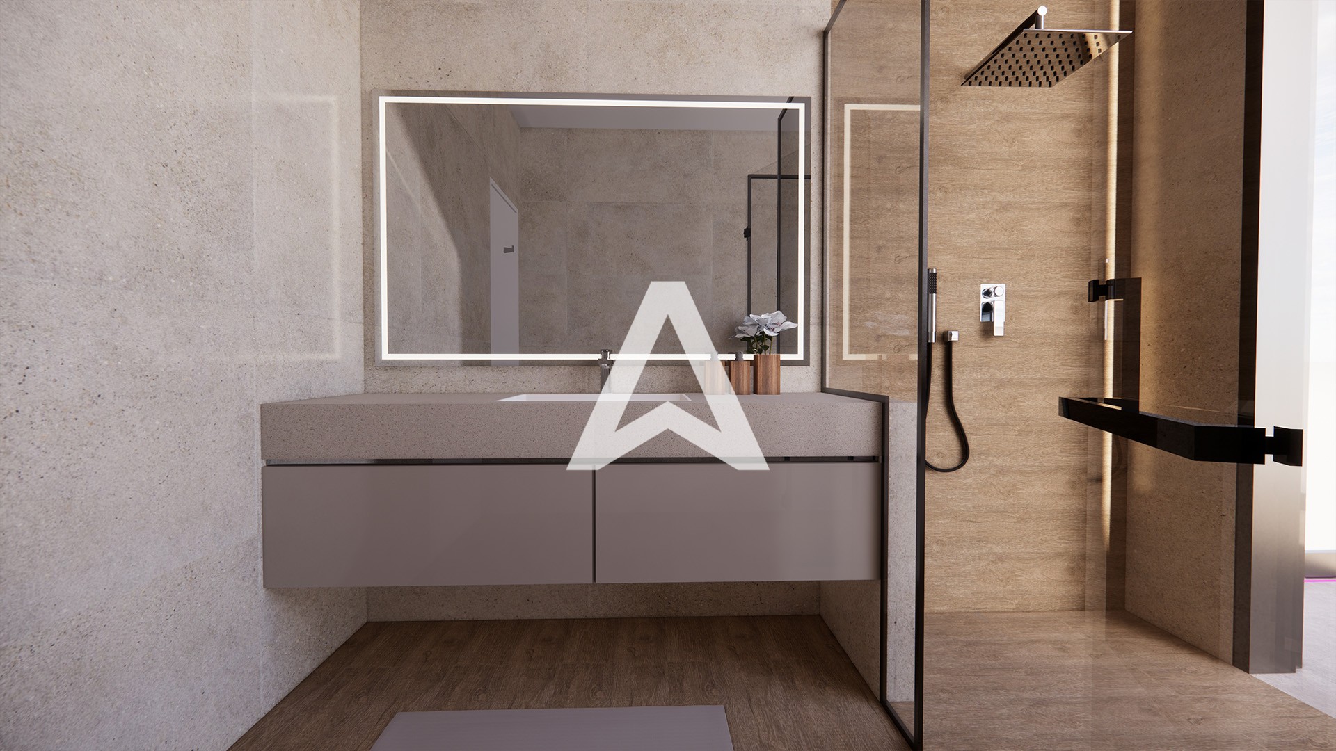 Displayed image from the thumbnail slider