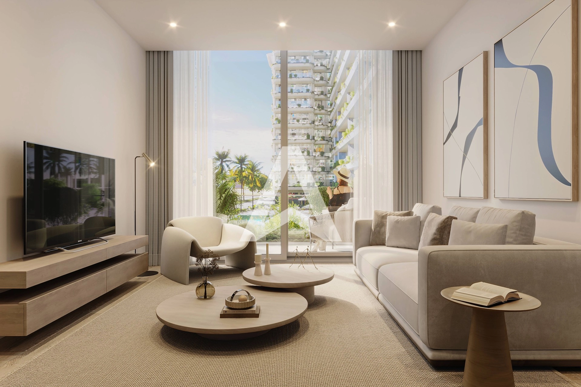 Displayed image from the thumbnail slider