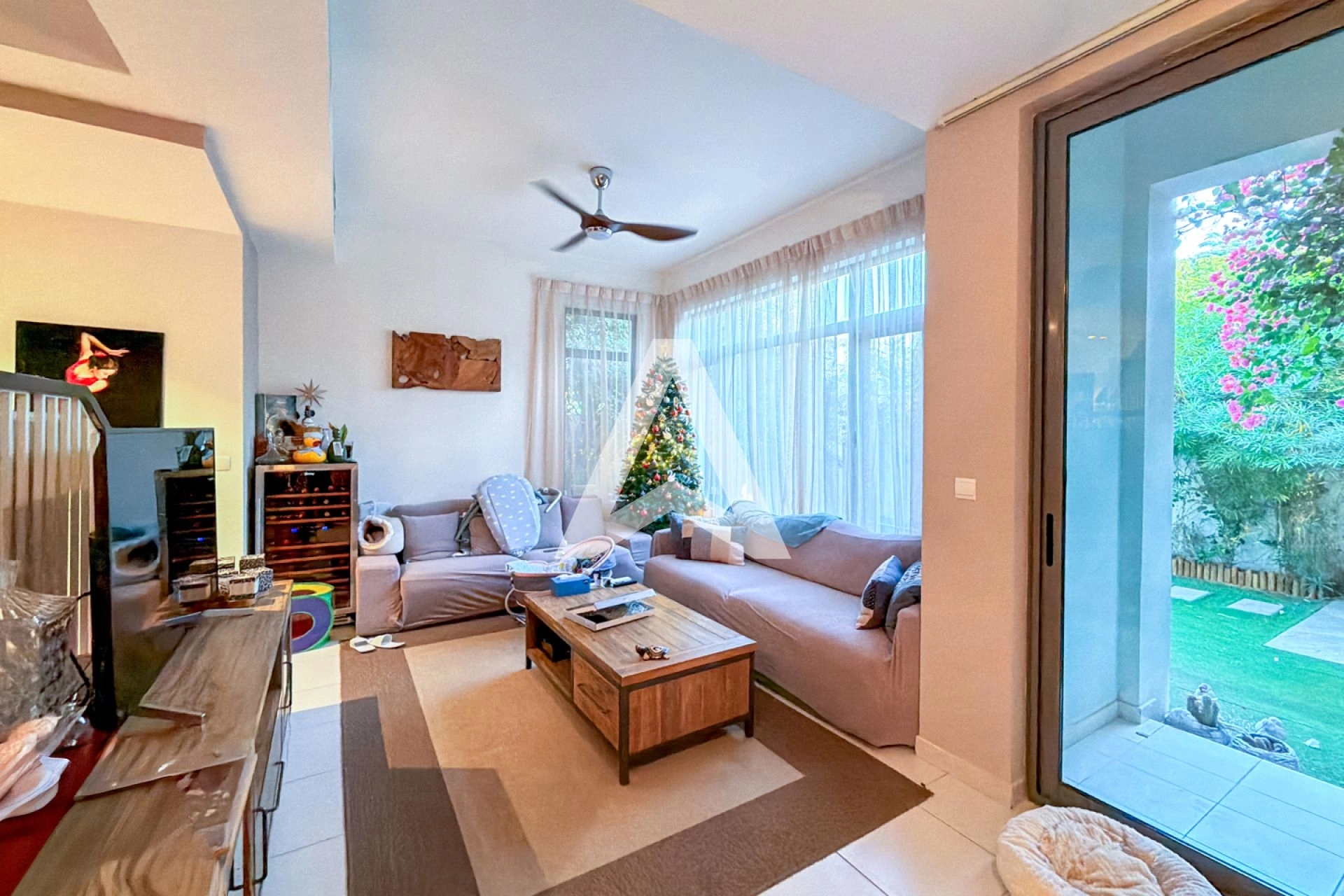 Displayed image from the thumbnail slider