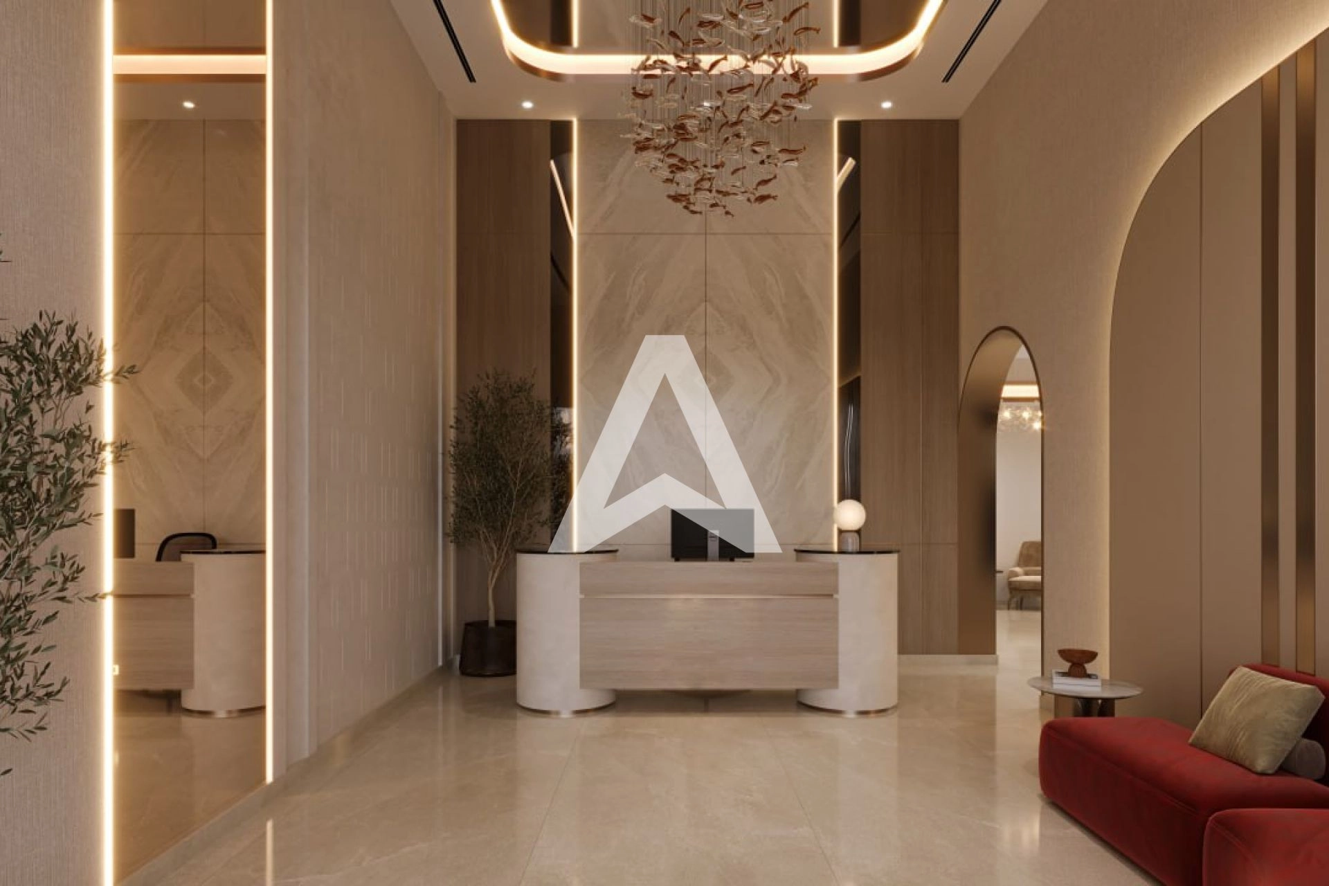 Displayed image from the thumbnail slider