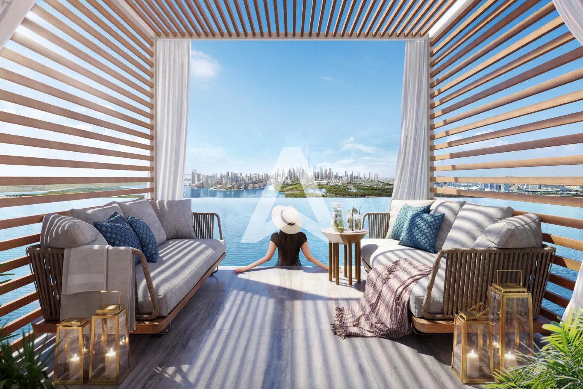 Displayed image from the thumbnail slider