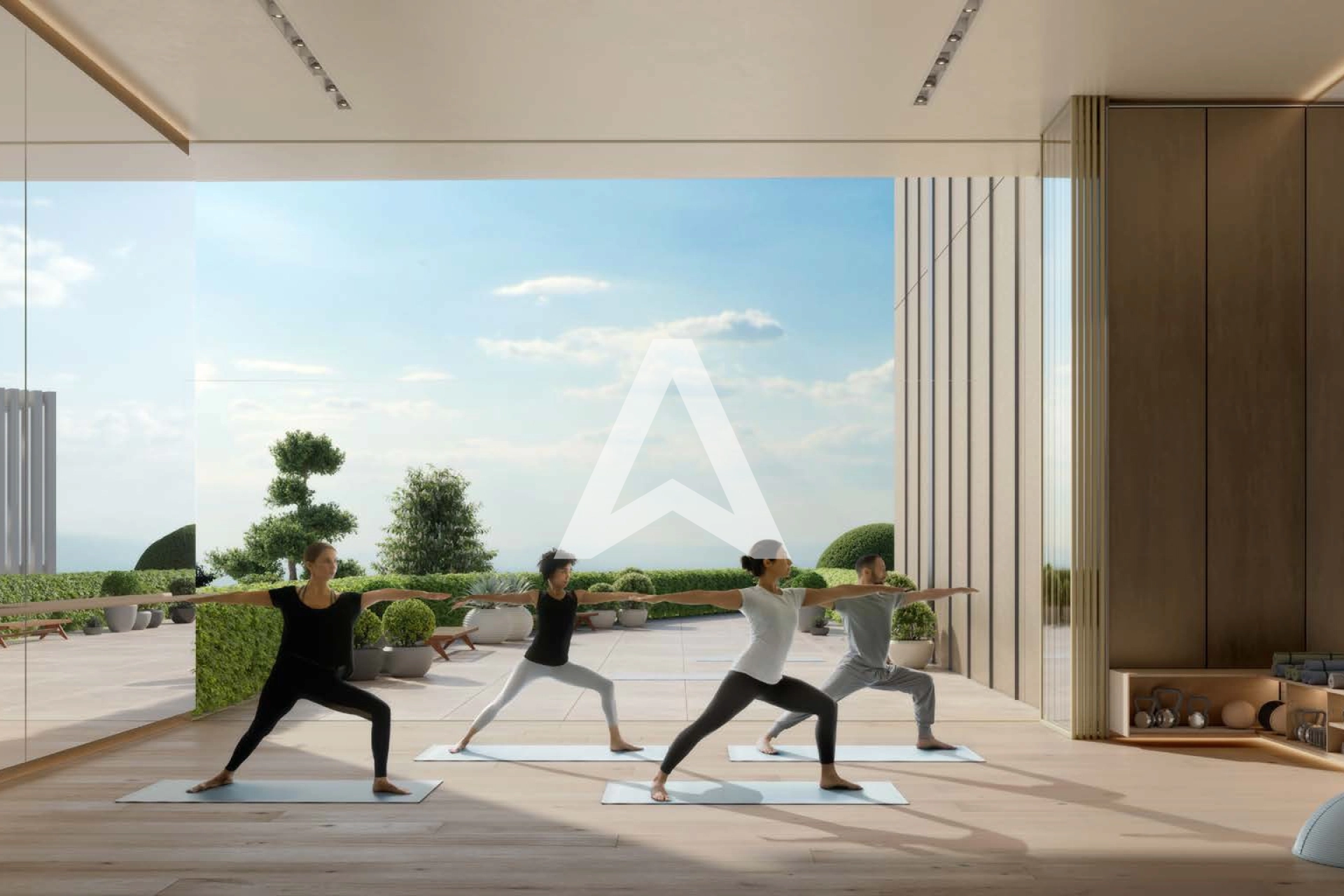 Displayed image from the thumbnail slider