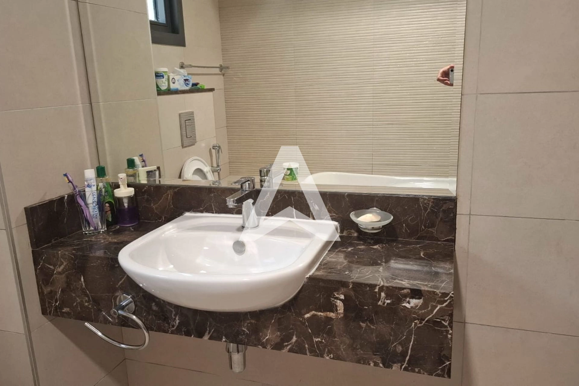 Displayed image from the thumbnail slider