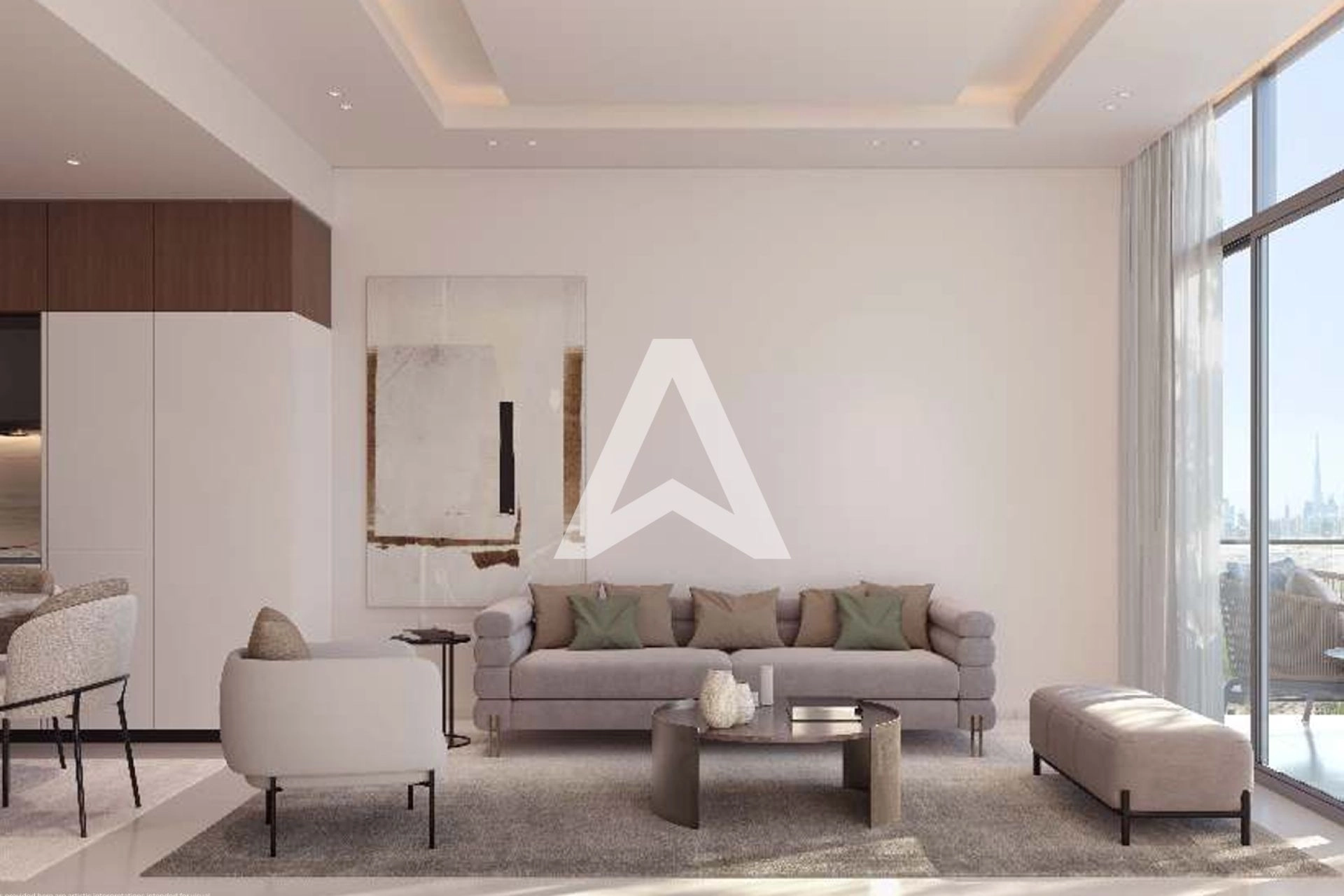 Displayed image from the thumbnail slider