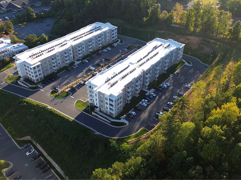 Ariel view of Lofts at Hamilton