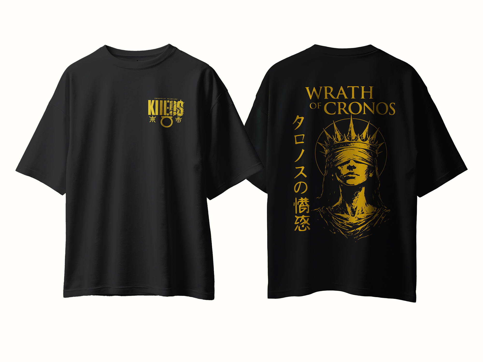 (Pre-Order) KHEOS – Wrath of Cronos Oversized T-Shirt