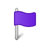 purple flag icon