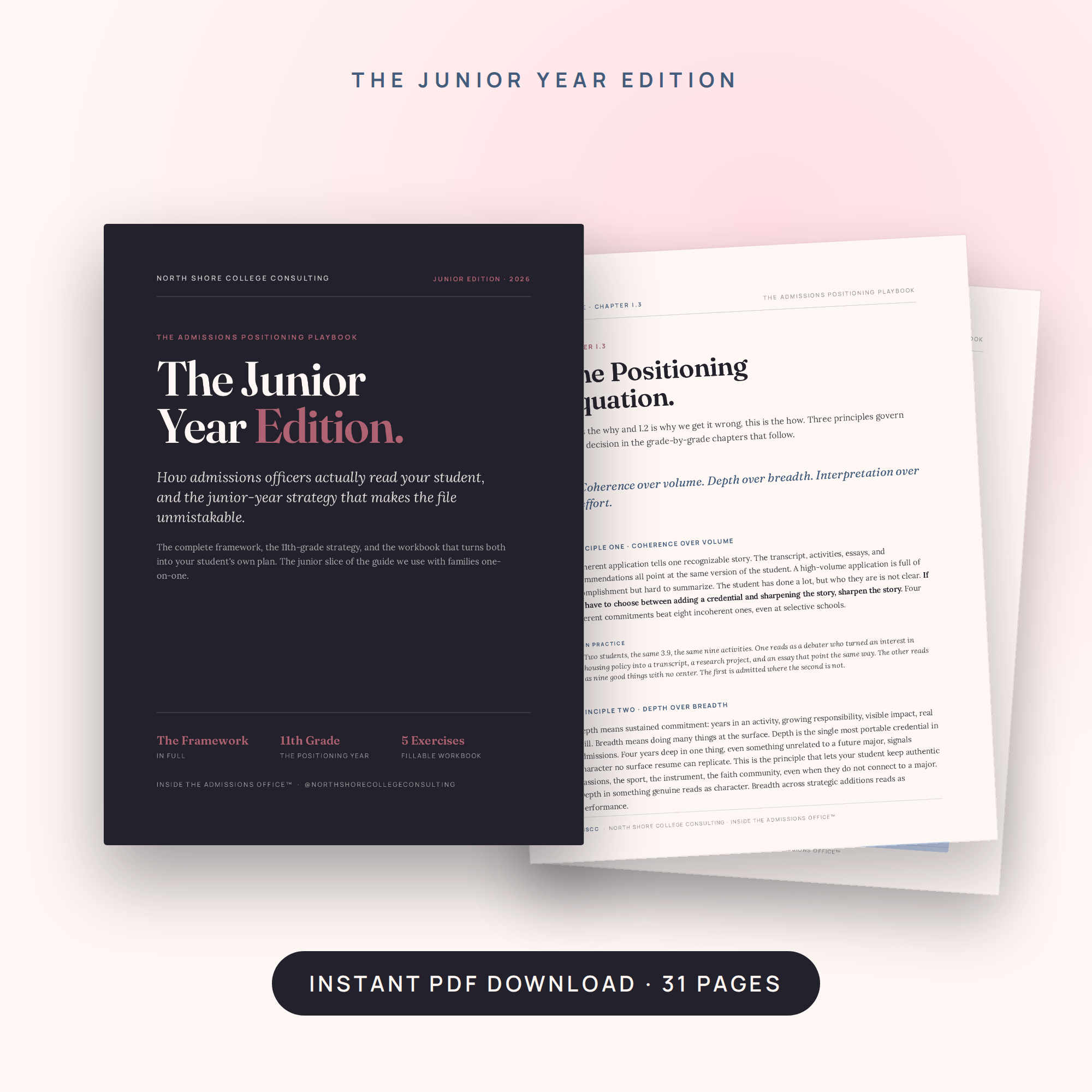 The Admissions Positioning Playbook - Junior Edition