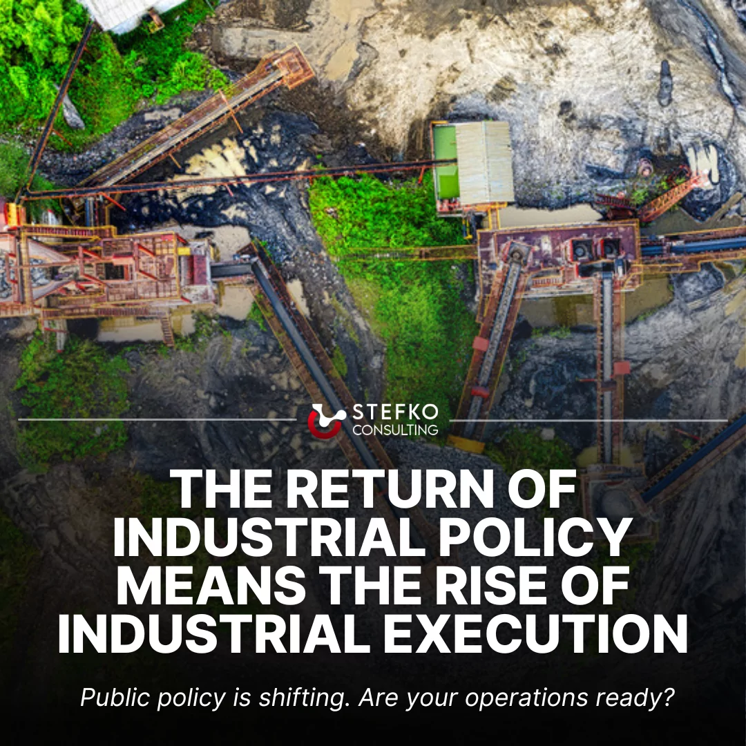 The Return of Industrial Policy Means the Rise of Industrial Execution
