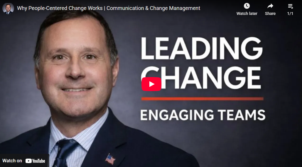 Why People-Centered Change Works