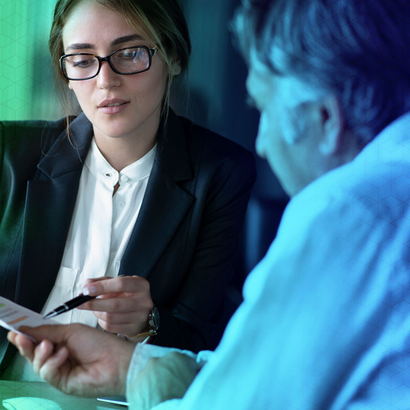 Man in apron smiling