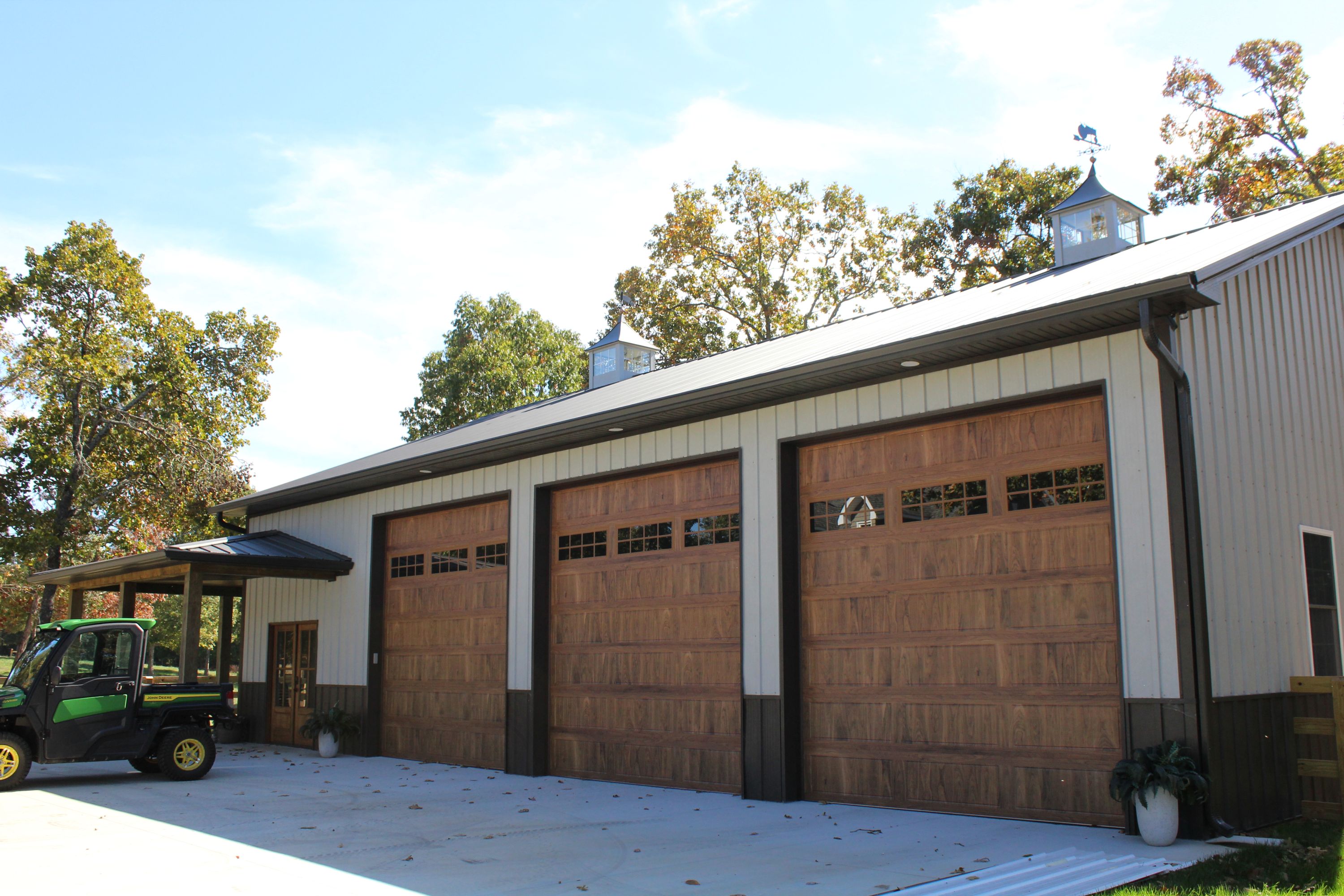 Custom pole barn built in North Carolina with proper builder permits
