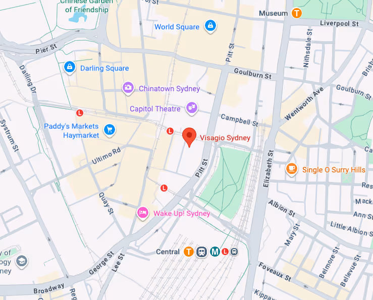 Sydney Headquarter Map