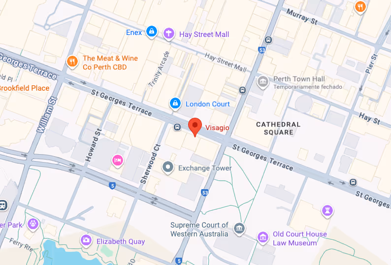 Perth Headquarter Map