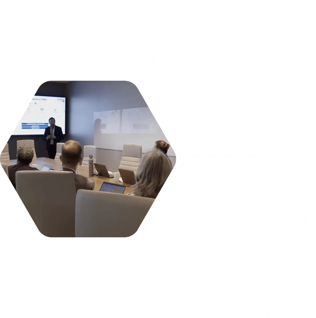 a group of co-workers in a board room