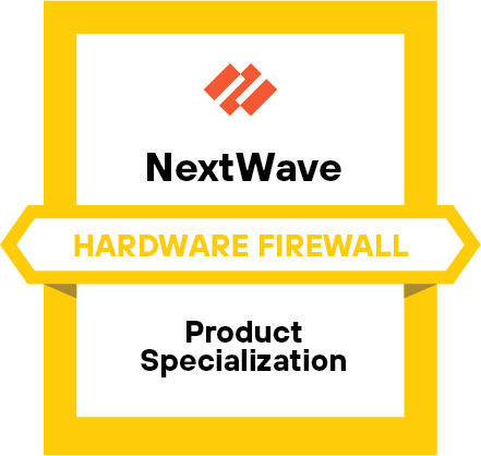 Palo Alto Networks NextWave Hardware Firewall Product Specialization certification badge. TPG Consulting specializes in Palo Alto Networks solutions.