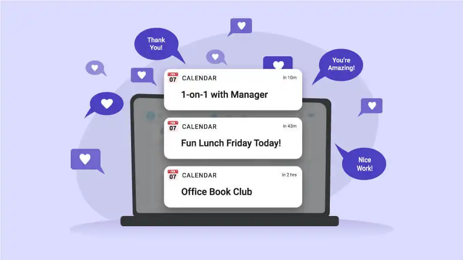 Employee recognition software used for employee connection and building culture.