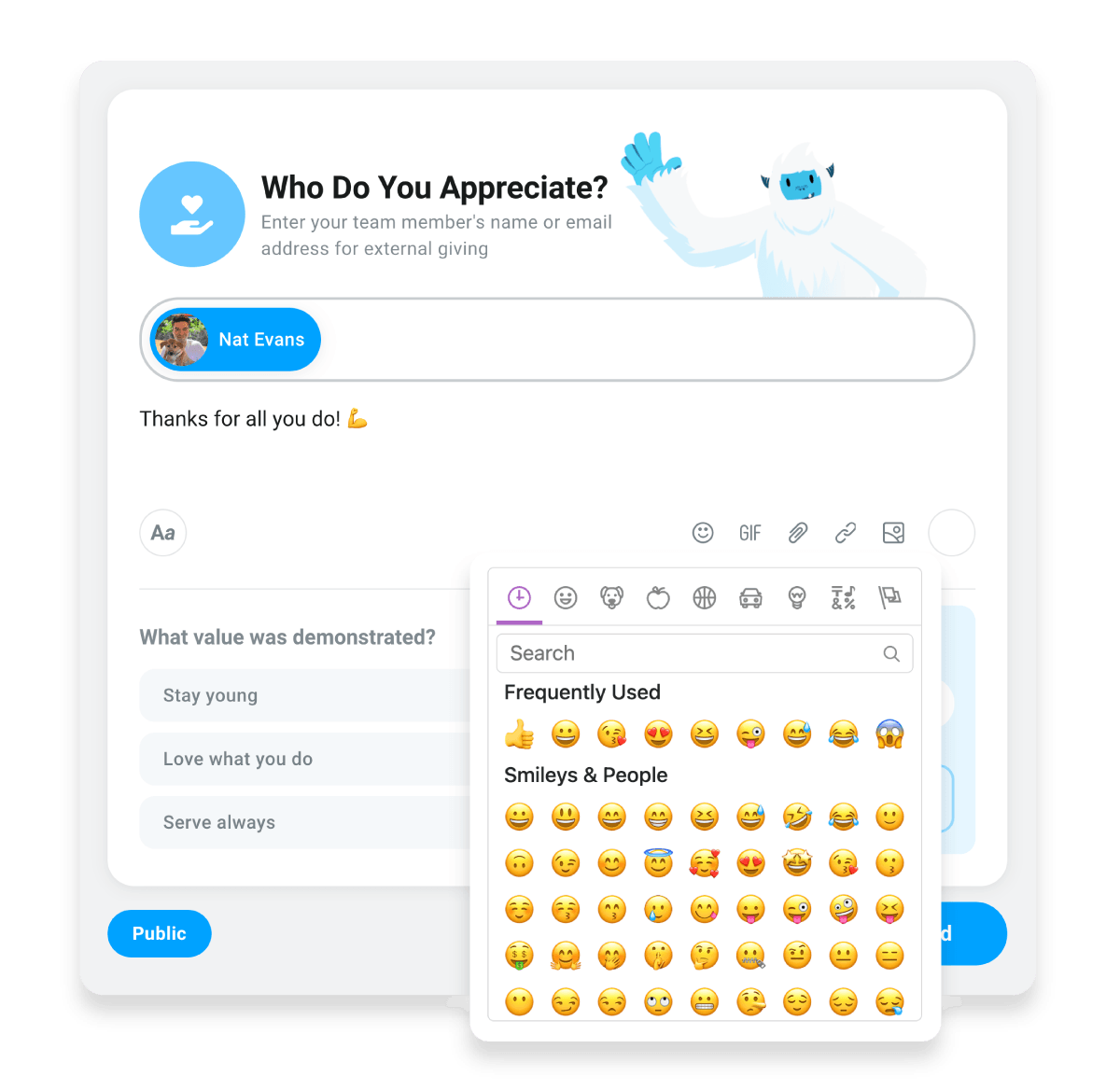 Motivositu UI Emoji Keyboard