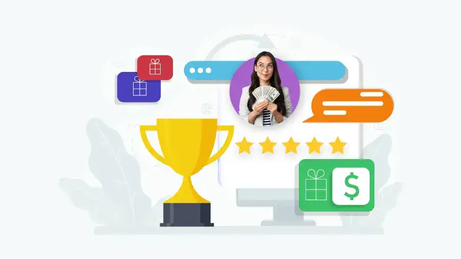 Employee incentive programs in an employee recognition software used for increasing employee engagement.