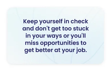 HR professional development quote card — continuous learning and self-accountability improve HR effectiveness and employee engagement outcomes