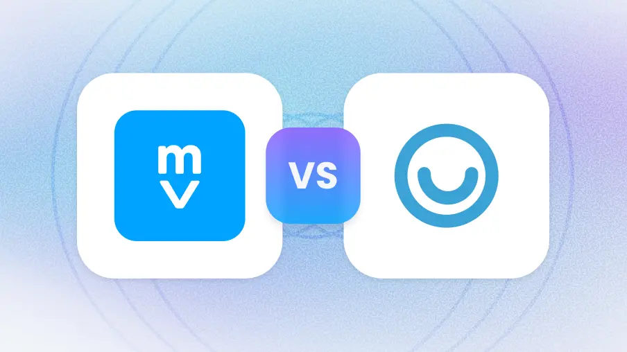 Motivosity vs Bucketlist Rewards app icon comparison — HR technology employee recognition platform