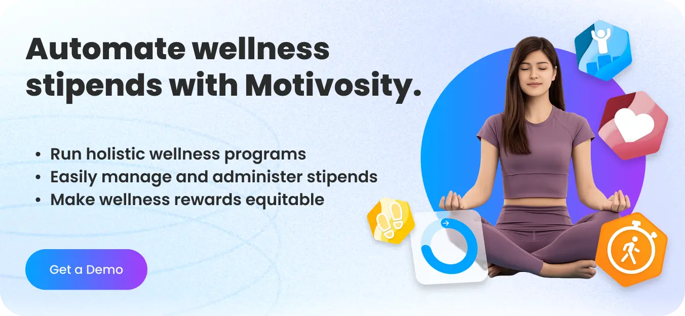 Automate employee wellness stipends with Motivosity — holistic wellness program management and recognition software