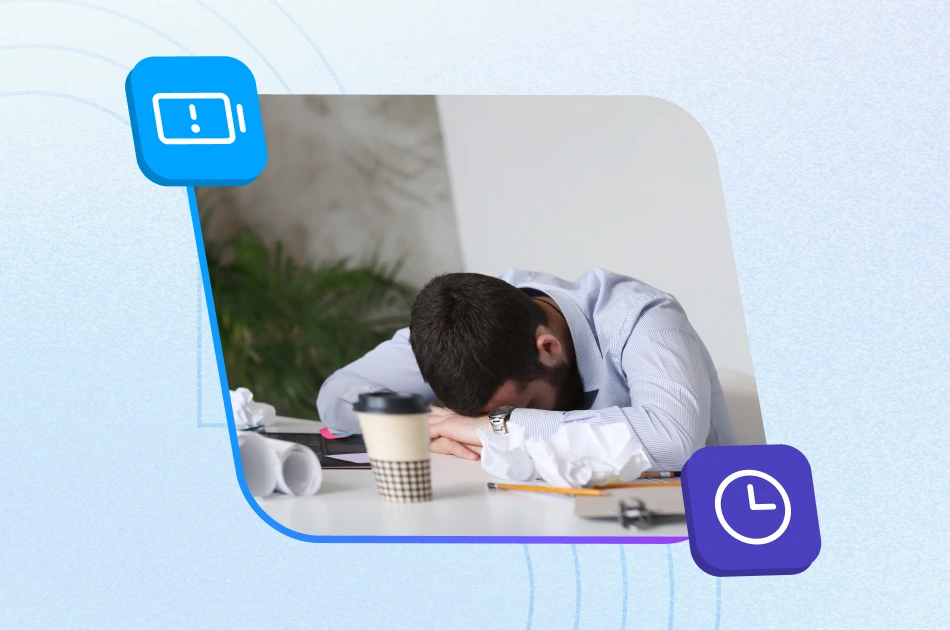 Employee burnout causes signs and solutions blog header — Motivosity HR guide to preventing and addressing workplace stress and disengagement