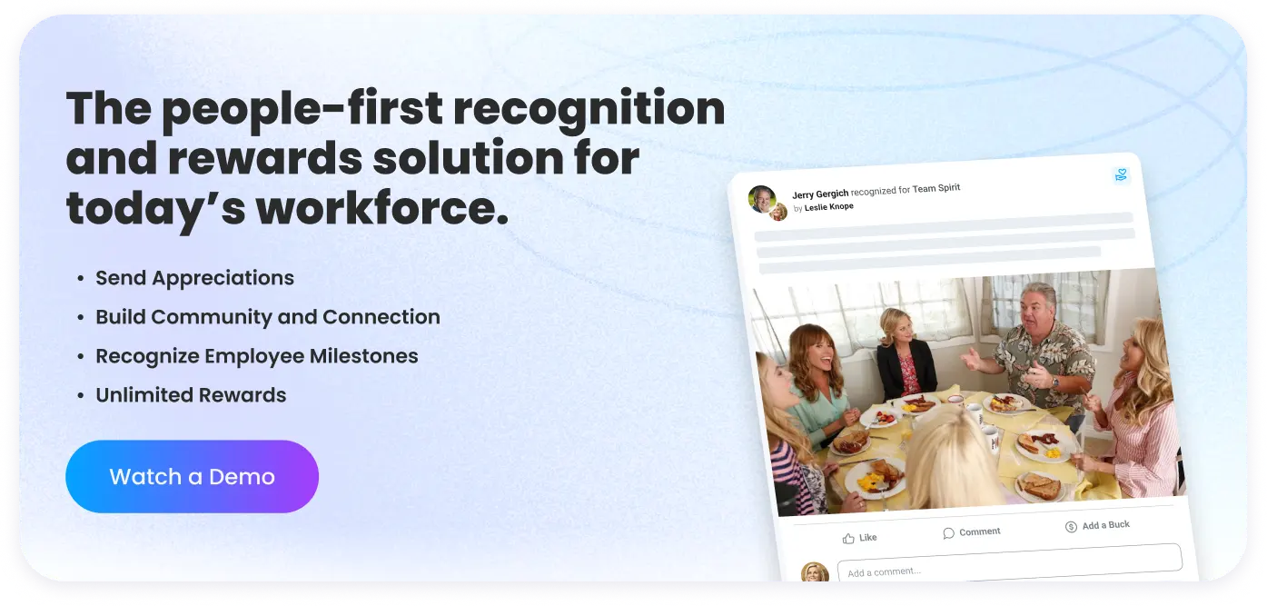 Motivosity people-first recognition and rewards platform CTA — employee appreciation, milestones, community, and unlimited rewards for today's workforce