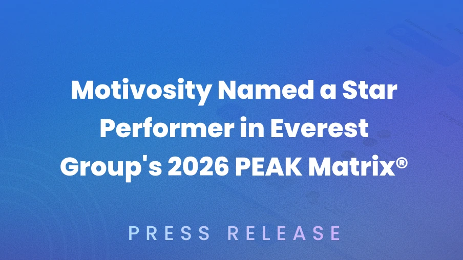 Employee recognition software Motivosity earns Star Performer status, Everest Group 2026 PEAK Matrix®