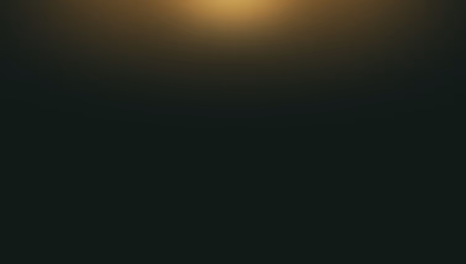 Soft golden glow fading into dark background.