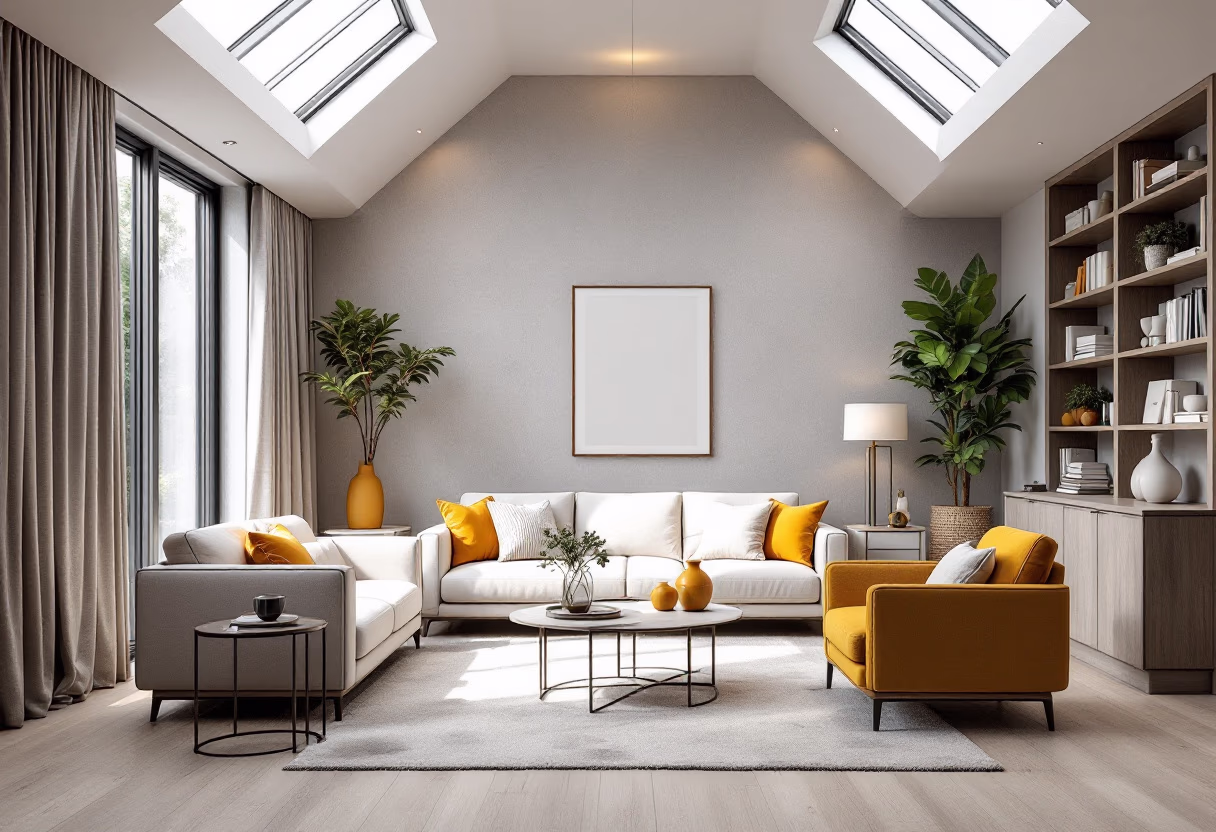 image of beautifully designed living room (for an interior design firm)