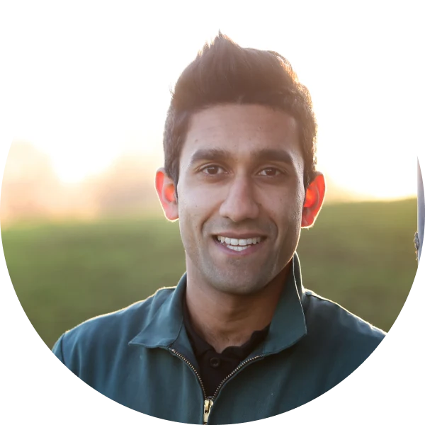 Dr Krispin Kannan smiling at Camera