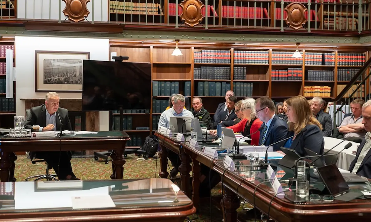 Halter representatives speaking at parliament in Australia